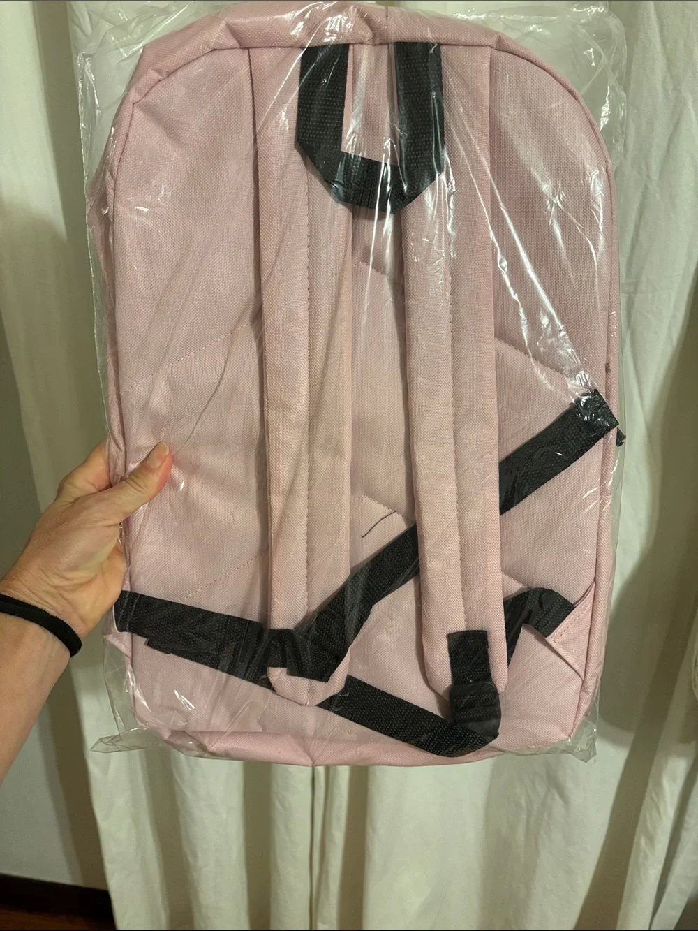 Unused pink backpack